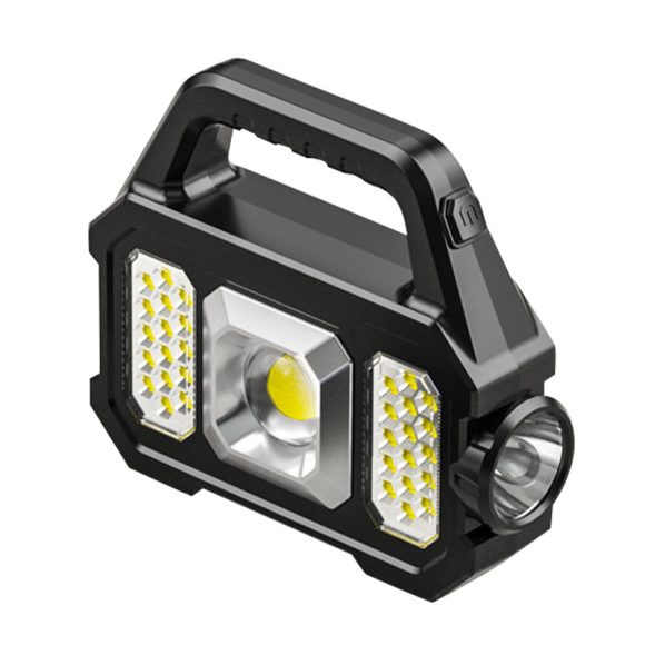 Outdoor Waterproof Solar Power Charger Flashlight Strong Light - Image 4