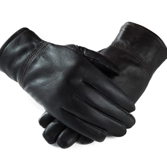 Genuine Leather Gloves Men's Winter Warm Outdoor - Image 2