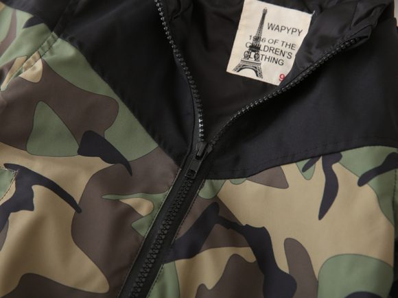 Baby Thin Camouflage Color Matching Jacket - Image 3