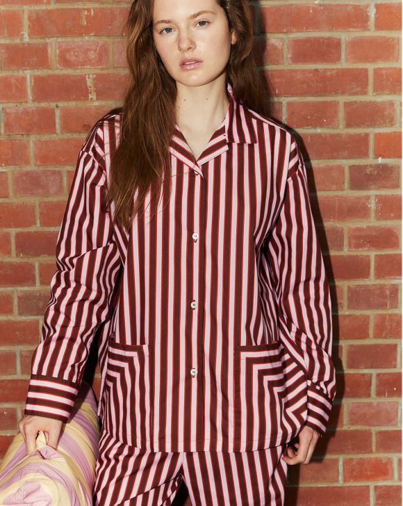 Women's Striped Homewear Long Sleeve - Image 4