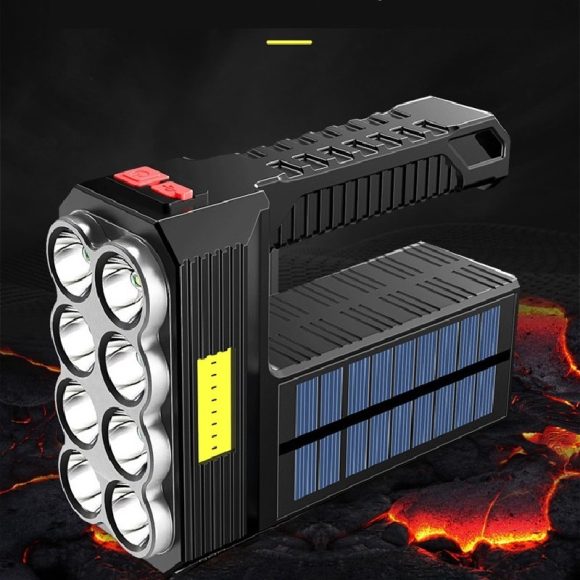 Solar Rechargeable Usb Flashlight Led - Image 6