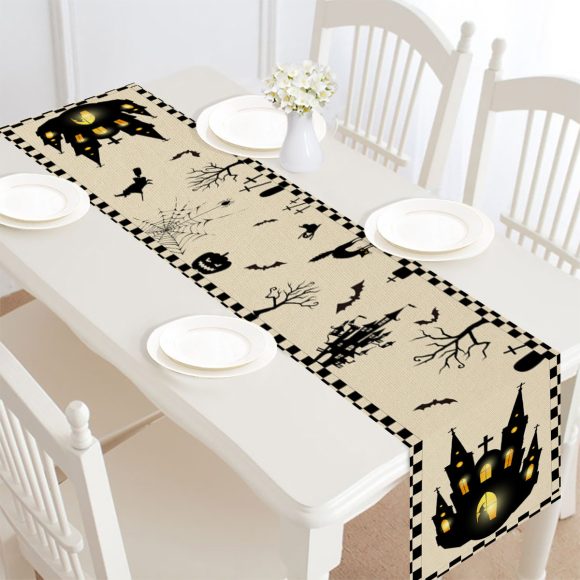 Halloween Table Runner Table Decoration Tablecloth - Image 4