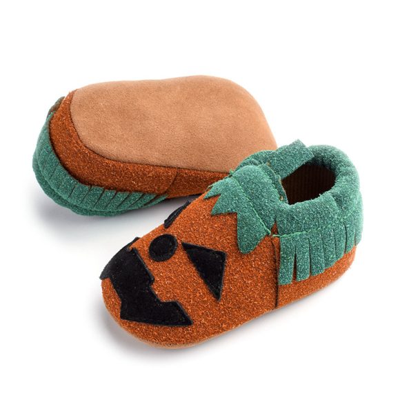 Baby Girls Boys Halloween Pumpkin Cosplay Slip-on Shoes Soft First Walking Children Canvas Shoes Kids Girls Walking Shoes - Image 2