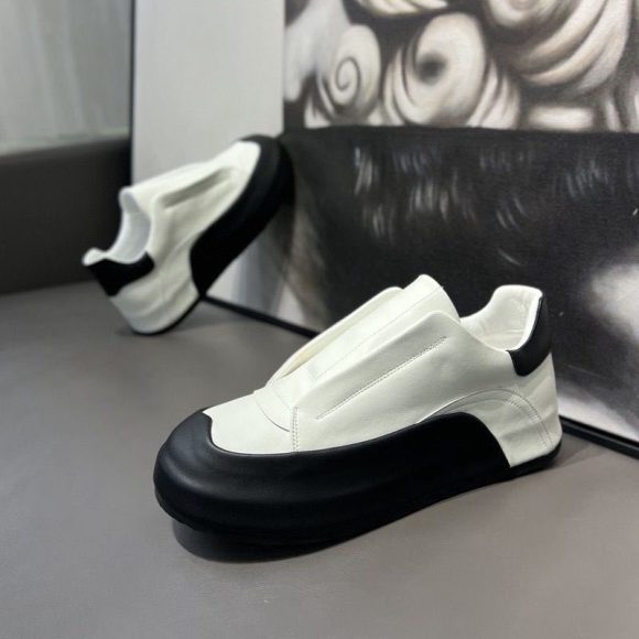 Genuine Leather Slip-on Breathable Running Casual Shoes - Image 2