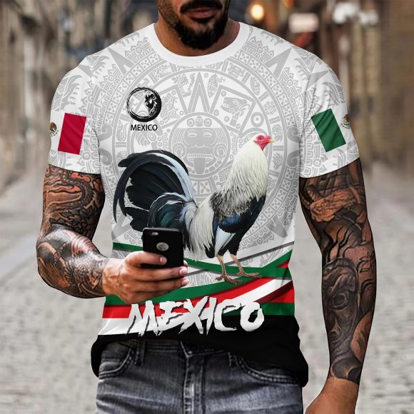 Eagle And Snake T-shirt Loose Round Neck Men's Short Sleeve T-shirt - Image 2