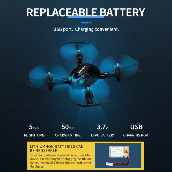 H8 Mini Headless RC Helicopter - Image 3