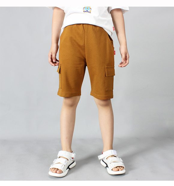 Summer New Boys' Cotton Casual Overalls Shorts - Image 5