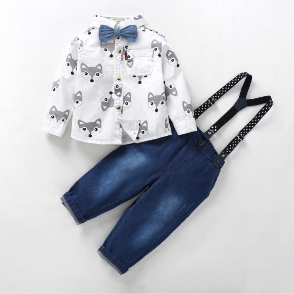 Three-piece suit of gentleman dress suspenders - Image 5