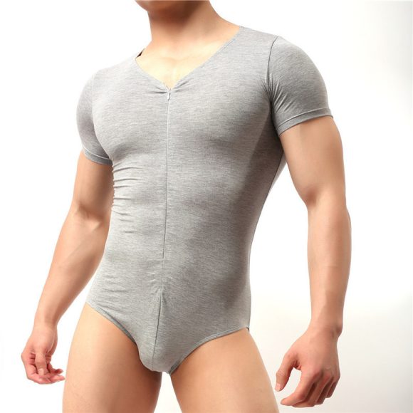 Men's Stretch Tight Exercise Fitness Breathable Body Shaping Vest One-piece Suit - Image 6