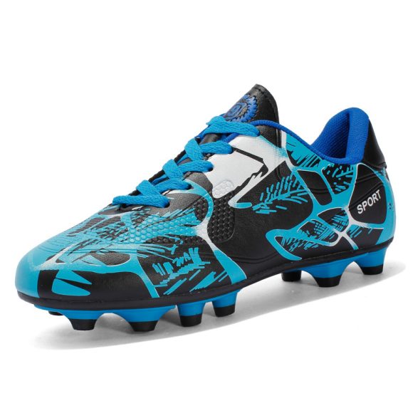 Soccer Shoes Low-top Leather Surface Rubber Nail Long Nail Broken Nail Flat Bottom Boys And Girls Teen Sneakers - Image 6