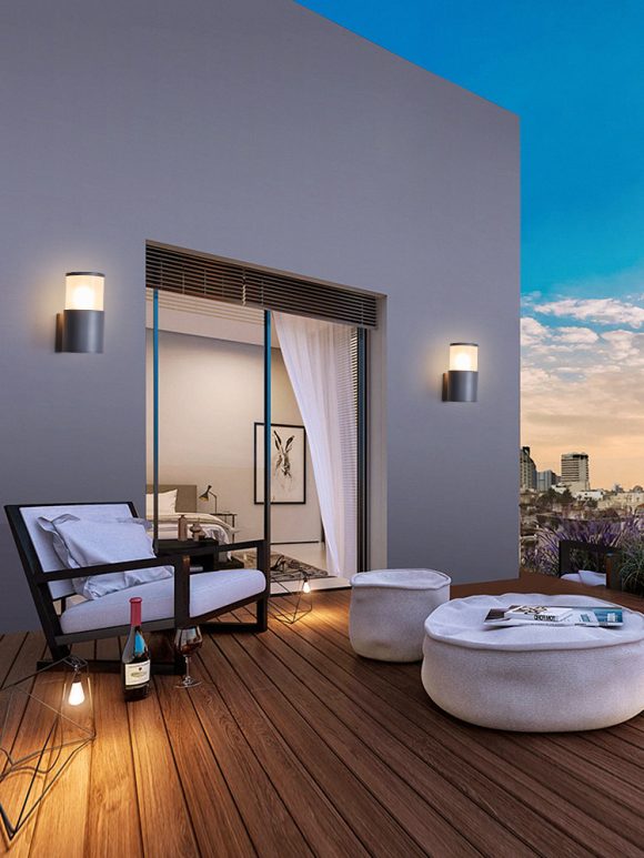 Outdoor Waterproof LED Corridor Modern Simple Wall Lamp - Image 2