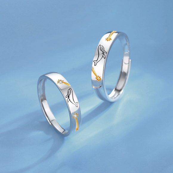 Small Design Adjustable Ring With Opening - Image 5