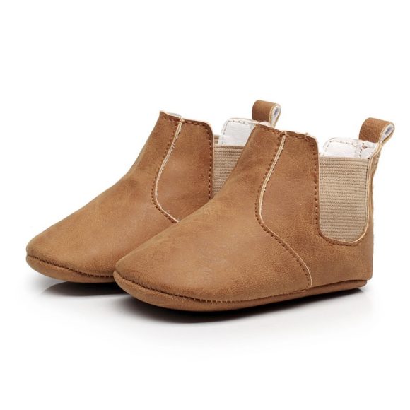 Baby Shoes Baby Xie Shoes Toddler Shoes Elastic PU Soft Shoes Children's Shoes - Image 2