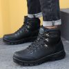 Large Size Winter Men's Shoes High-top Cotton Boots Plus Velvet To Keep Warm - Image 4