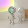 Rainbow Sunset Light Projector Lamp Atmosphere Led Night Light Romantic Mood Light Projector For Home Room Background Wall Decor Cute Robot Night Light Perfect For Home Decor