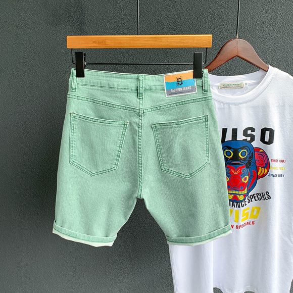 Ripped denim shorts - Image 2