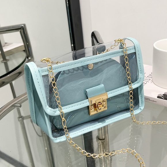 Summer Shoulder Messenger Bag Transparent - Image 8