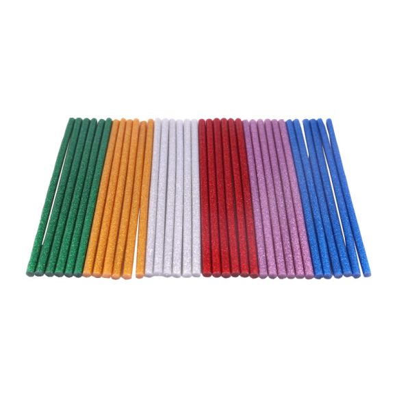 Colorful Gold Leaf Colorful Luminous Hot Melt Glue Stick - Image 2