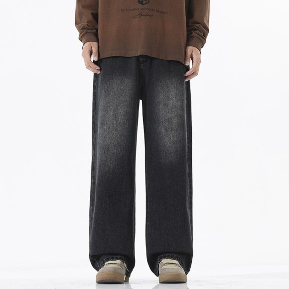 Trend Half Elastic Waist Jeans For Men - Image 8