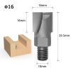Screw thread screw bottom cleaner