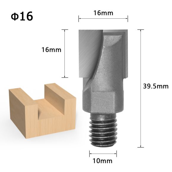 Screw thread screw bottom cleaner