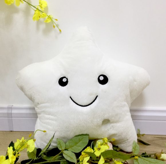34CM Unique Toy Luminous Pillow Vivid Star Design LED Light Colorful Cushion Stars Plush Pillow Toys Gift For Kids Children Girl - Image 3