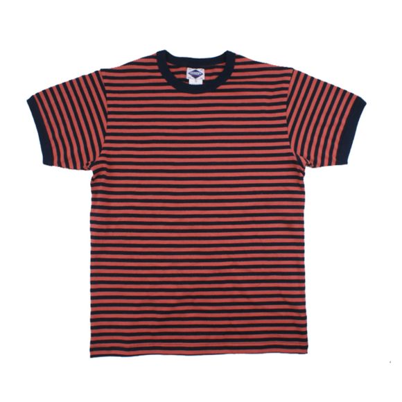 Round Neck Striped Men's Short-sleeved T-shirt - Image 5