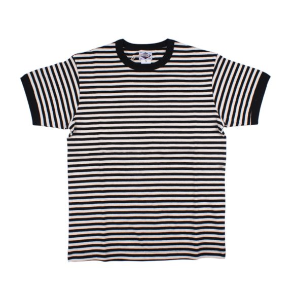 Round Neck Striped Men's Short-sleeved T-shirt - Image 4