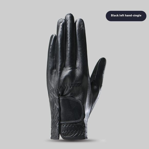 Men's Leather Breathable Non-slip Gloves - Image 4