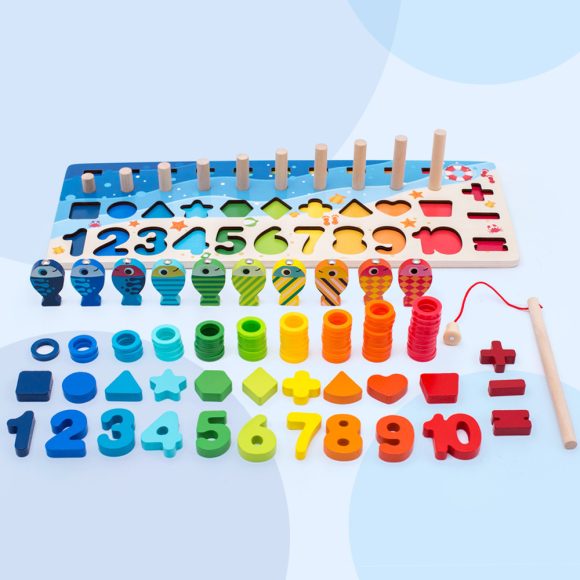 Children 3D Alphabet Number Puzzle Baby Colorful Geometric Digital Letter Educational Toy - Image 5