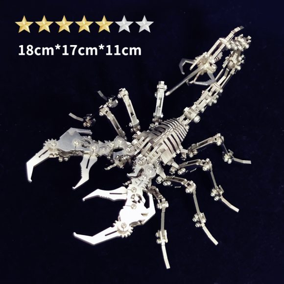 Steel Scorpion King Color 3D Puzzle Model Metal Toy - Image 4