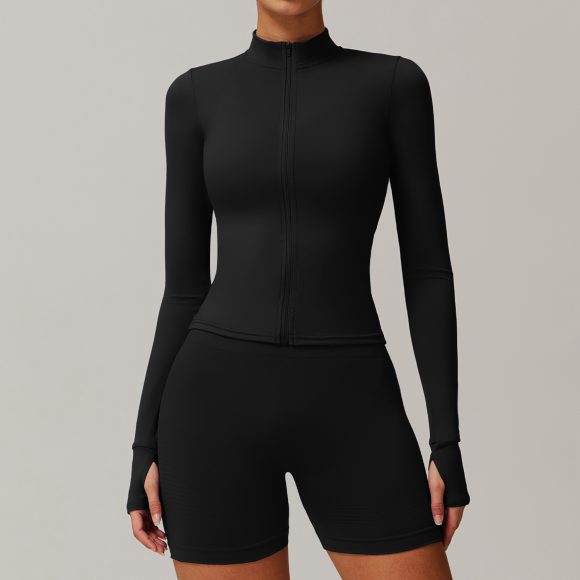 Zipper Tight Running Top Breathable - Image 4