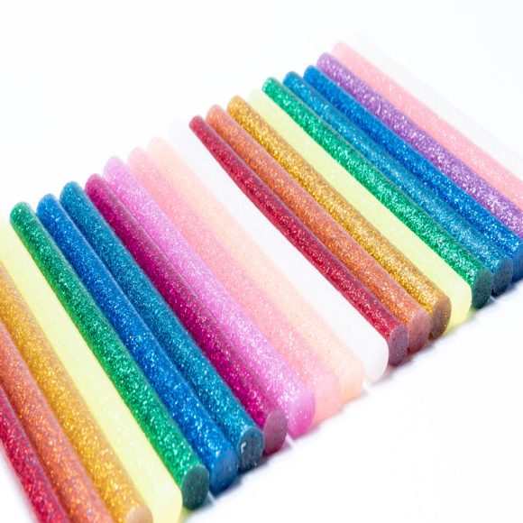 Colorful Gold Leaf Colorful Luminous Hot Melt Glue Stick - Image 5