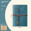 Creative Notebook Stationery One Leaf Zhiqiu Travel Diary Book Loose Leaf Vintage Leaves One Piece - Image 10