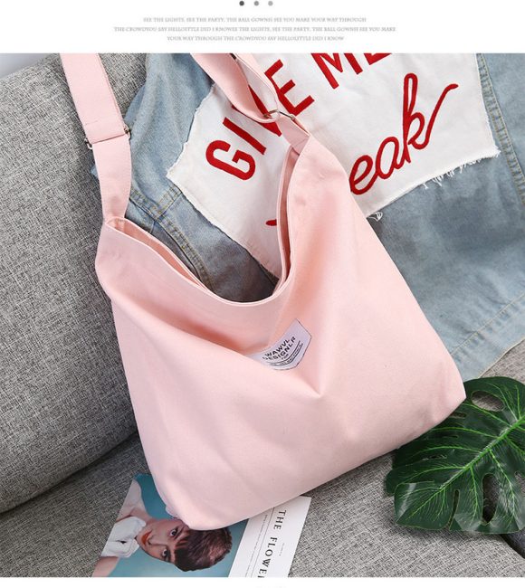 Korean Style Letter Shoulder Class Bag - Image 6