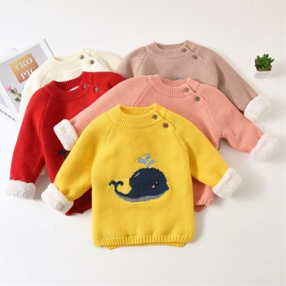 Baby plush warm clothes - Image 9