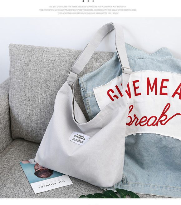 Korean Style Letter Shoulder Class Bag - Image 4
