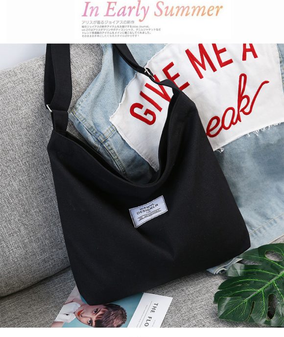 Korean Style Letter Shoulder Class Bag - Image 5