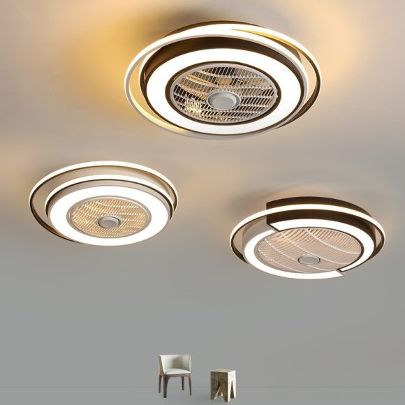 Bedroom Led Ceiling Fan Light Dining Room Home - Image 3