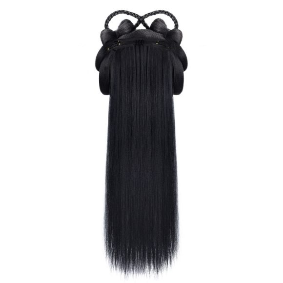 Ancient Costume Wig Female Ancient Style Han Chinese Clothing Lazy Whole Head Cover - Image 6