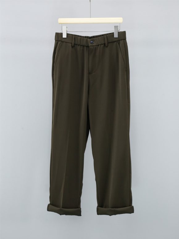 Men's Pure Color Minimal Versatile Fashion And Handsome High-grade Twill Loose Straight Casual Suit Pants - Image 6