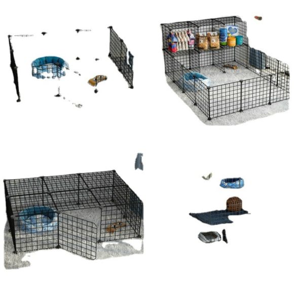 Small Dog Indoor Home Isolation Fence Cage - Image 4