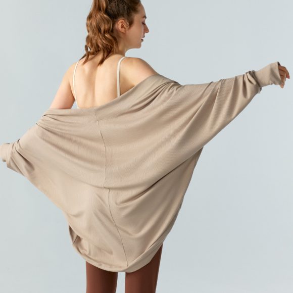 Casual Laid-back Style New Shawl Cardigan Long Sleeve Coat - Image 6