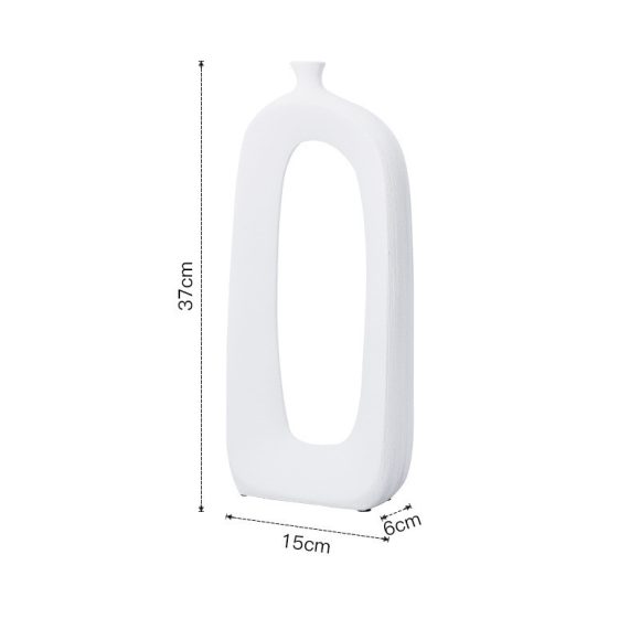 Three-piece ceramic vase - Image 4