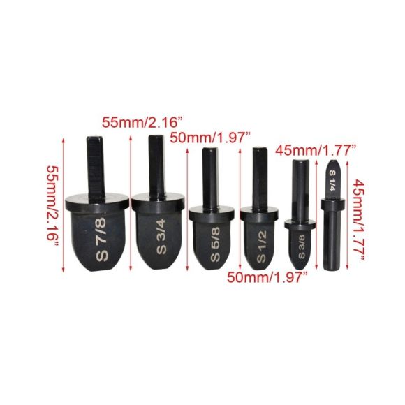 English Electric Reamer Head 6-Piece Electric Reamer Head - Image 6
