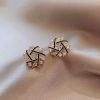 Temperament Net Red Earrings Female Earrings 925 Silver Needle - Image 4