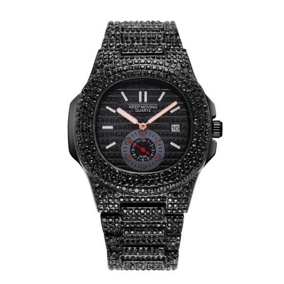 Couple Watch Fashion And Fully-jewelled Calendar Quartz - Image 5