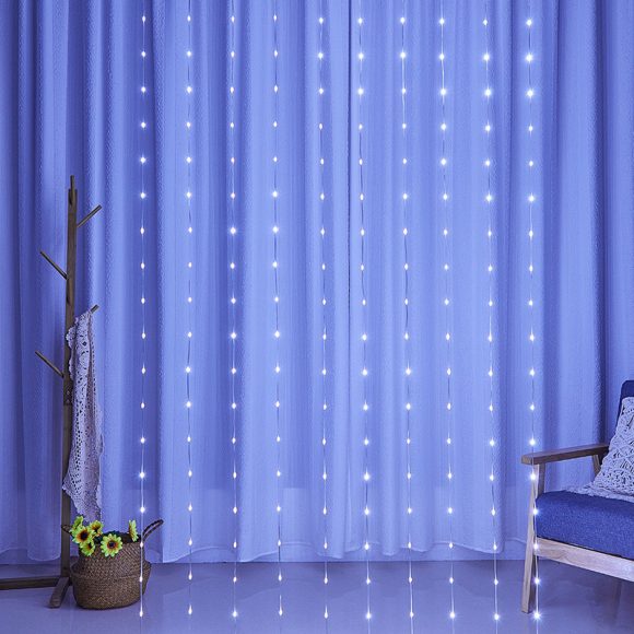 LED Flowing Water Waterfall Rubber-covered Wire Lighting Chain - Image 5