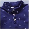 Anchor printed boy boy suit Korean short sleeve spring summer children's wear - Image 5