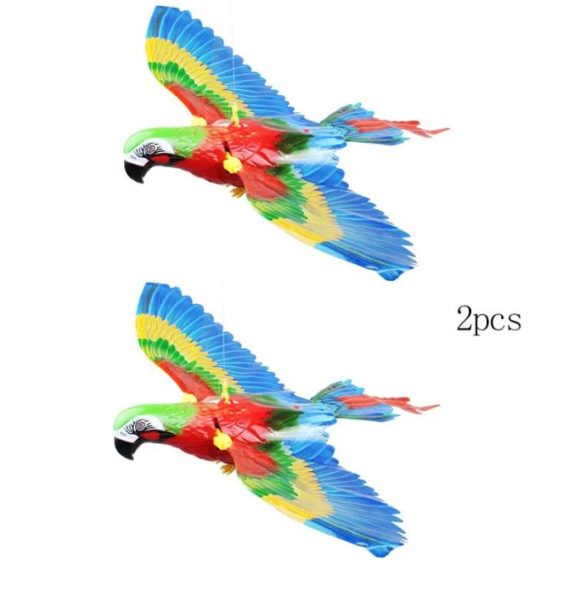 Simulation Bird Cat Interactive Pet Toys Hanging Eagle Flying Teasering Play Kitten Dog Toys Animals Cat Accessories Supplies - Image 2